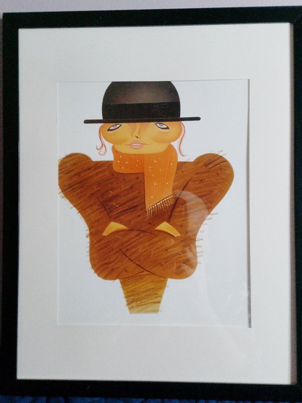 14"x12" caricature of Diane Keaton by Risko